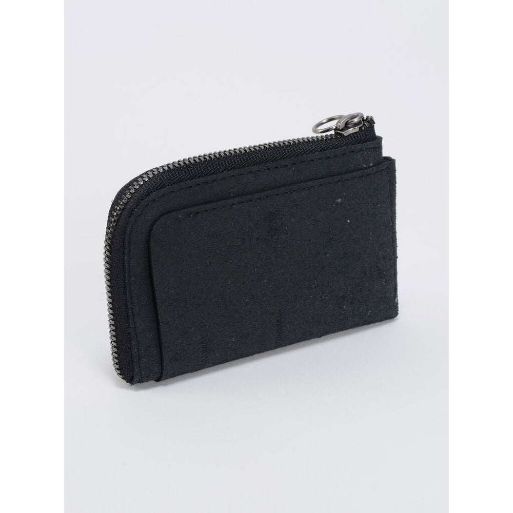 Cote & Ciel Zippered Wallet | Recycled Leather/Black – Sportique