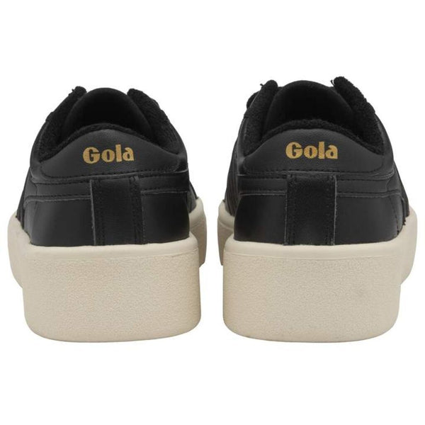 Gola Women's Baseline Mark Cox Leather Sneakers | Black/Off White