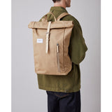 Sandqvist Dante Backpack | Beige/Natural Leather