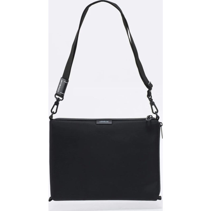 Cote & Ciel Inn Sleek Nylon Crossbody Bag | L, Black