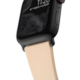 Nomad Modern Apple Slim Watch Strap 40mm / 38mm | Natural/Black Hardware