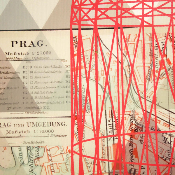 Resource Decor Vintage Map Print | Prague