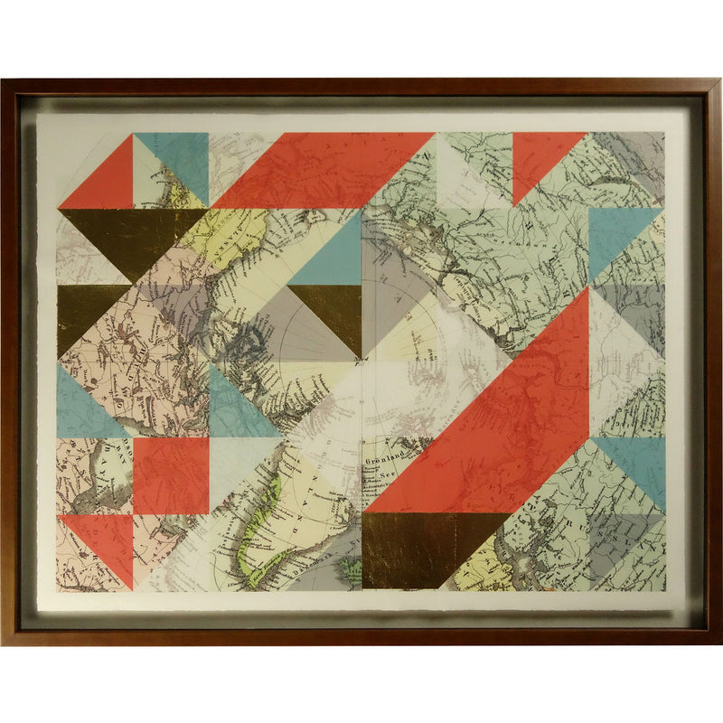 Resource Decor Arctic Triangle Print | Solid Wood