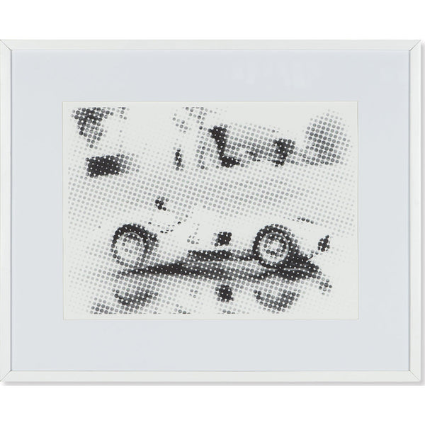 Resource Decor Mercedes Benz 1955 Print | Distressed Wood