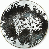 Resource Decor Silver Leaf Floral Large Print | Antique Brass