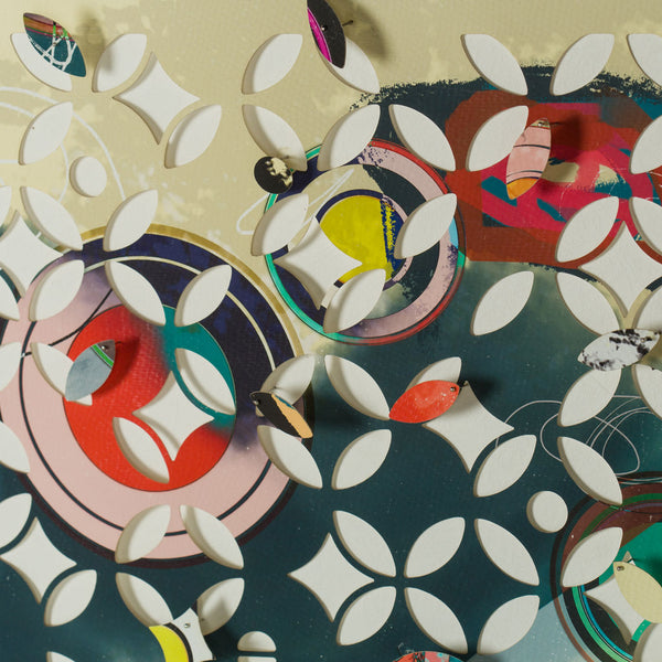 Resource Decor Laser Cut Abstract Print | Museum Frame