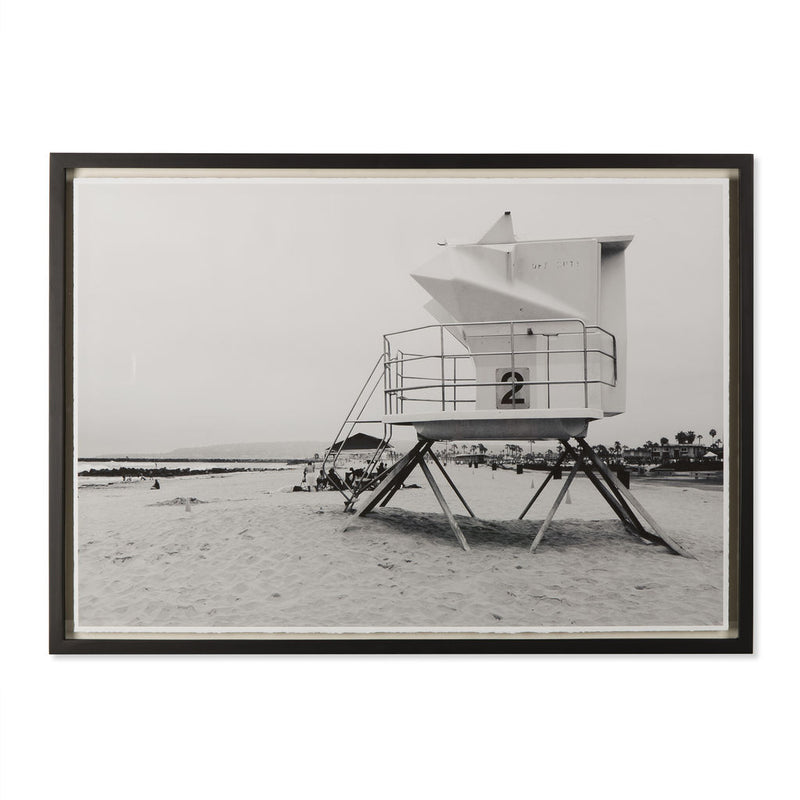 Resource Decor Lifeguard Station Print | Solid Wood