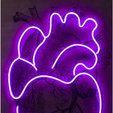 Resource Decor Led Neon Heart Light | Concrete