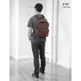 Manhattan Portage Medium Big Apple Backpack | Gray 1210-BD GRY