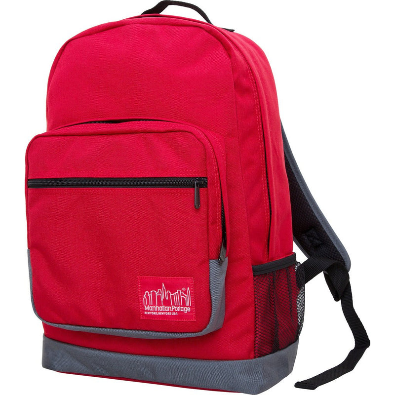 Manhattan Portage Morningside Backpack | 1212-MUL BLK/GRY/GRY | 1212-MUL BLK/RED/RED | 1212-MUL GRY/RED/RED | 1212-MUL RED/GRY/GRY