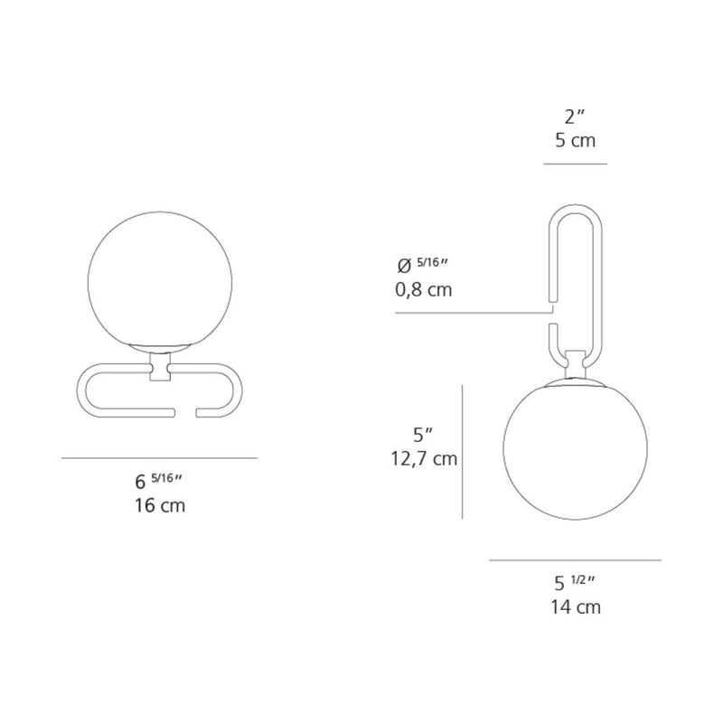 Artemide NH 1217 LED Table Lamp