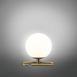 Artemide NH 1217 Table W/gold Hook Led Max 5W/E12