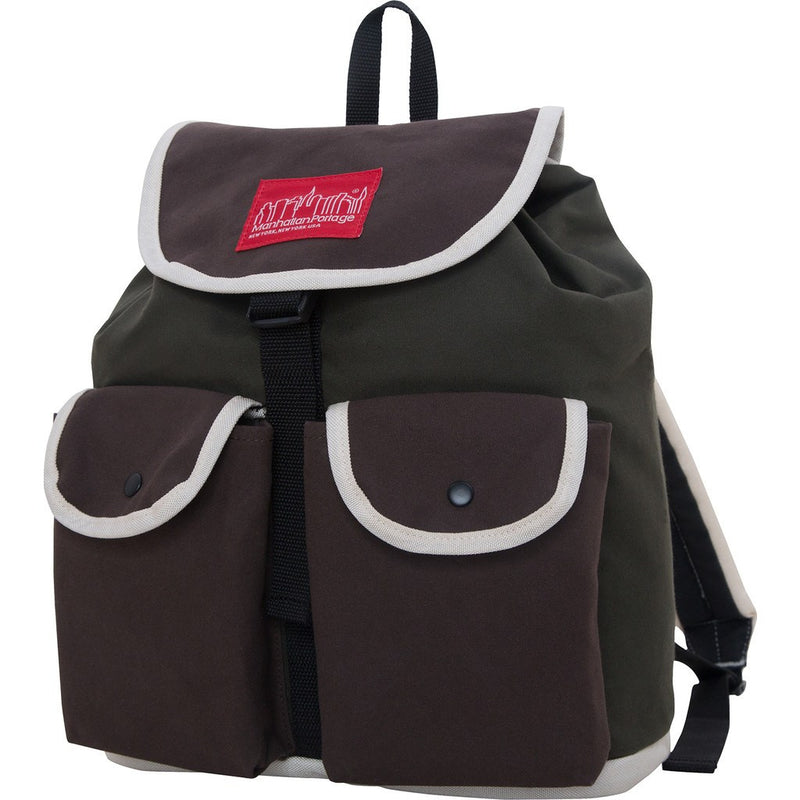 Manhattan Portage Army Duck Beekman Backpack | Green/Brown 1221-ARMY D