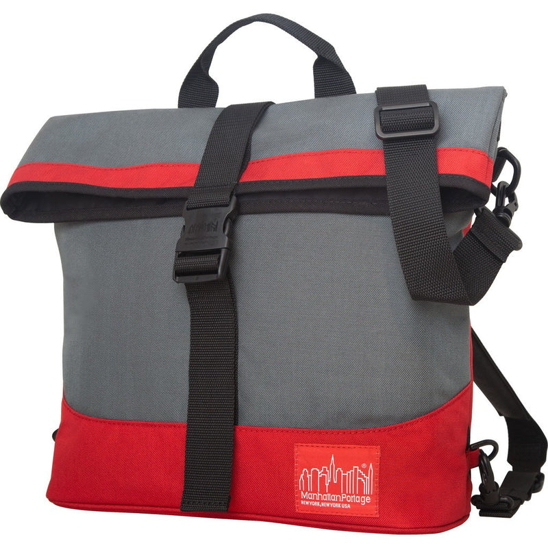 Manhattan Portage Double Dare Messenger Backpack | 1245 BLK | 1245 BLK/GRY | 1245 GRY | 1245 GRY/RED | 1245 NVY/GRY |1245 NVY/IBL | 1245 OLV/ORG | 1245 PRP/GRY | 1245 PRP/YEL
