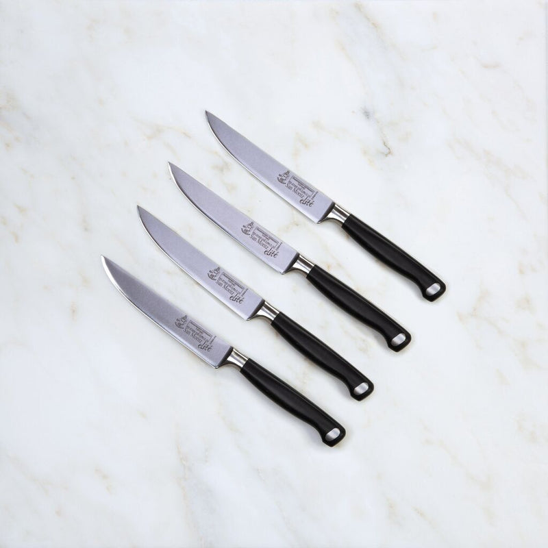 Messermeister San Moritz Elite Fine Edge Steak Set | 4 Piece