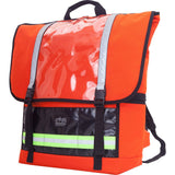 Manhattan Portage Large Empire Lite Backpack | Black 1250-LE BLK / Orange 1250-LE ORG
