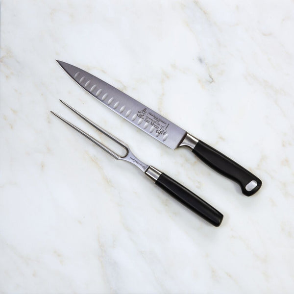 Messermeister San Moritz Elite Kullenschliff Carving Set | 2 Piece