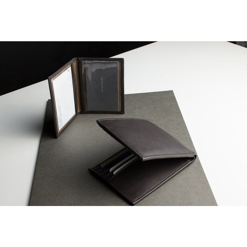 Kiko Leather Traditional Bi-Fold Wallet | Brown 127brwn