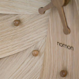 Nomon Brisa Oak Clock | Body in Oak Wood