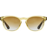 American Optical AO-1004 Sunglasses | Yellow Crystal Tortoise/Brown Gradient Nylon