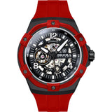 Brera Milano BMSSAS4503A Supersportivo Evo Automatic Watch | Aluminum IP Red/Red Strap
