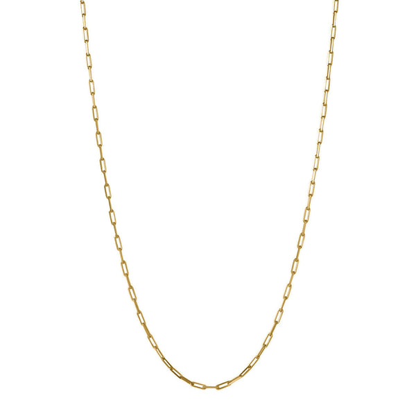 Awe Inspired Delicate Paperclip Necklace