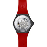 Brera Milano BMSSAS4503A Supersportivo Evo Automatic Watch | Aluminum IP Red/Red Strap