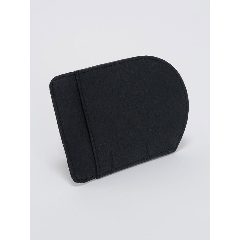 Cote & Ciel Zippered Coin Purse | Recycled Leather/Black