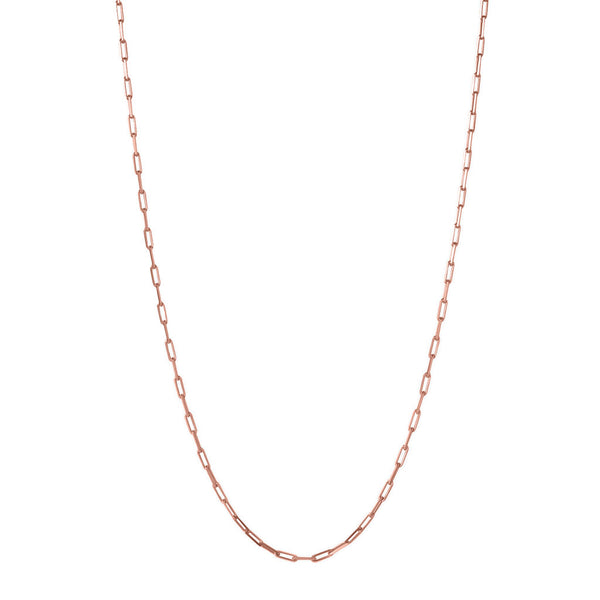 Awe Inspired Delicate Paperclip Necklace