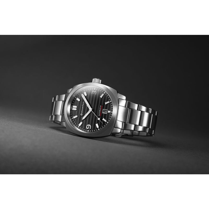 Spinnaker Hull Bracelet SP-5073-33 Automatic Watch | Black/Steel