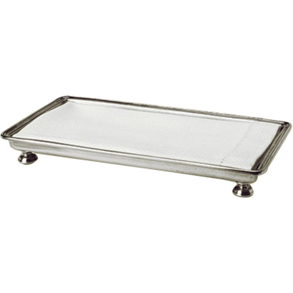 Match Footed Guest Towel Tray