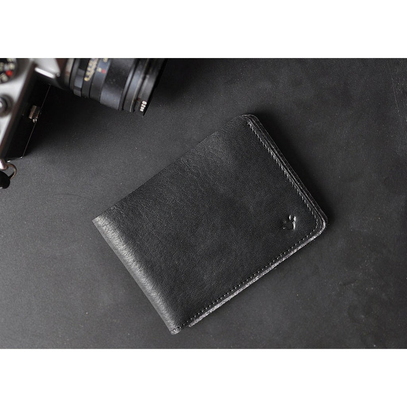Kiko Leather Dual Textured Wallet | Black 134