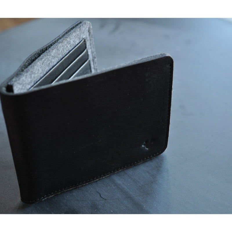 Kiko Leather Dual Textured Wallet | Black 134