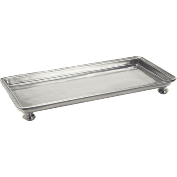 Match Footed Rectangle Service/Vanity Tray | Small
