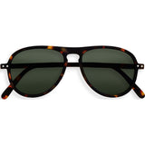Izipizi Sunglasses I-Frame | Aviator Tortoise Green