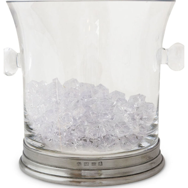 Match Crystal Ice Bucket | Pewter