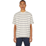 Zanerobe Stripe Box Men's T-Shirt | Natural/Duke Blue