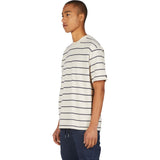 Zanerobe Stripe Box Men's T-Shirt | Natural/Duke Blue