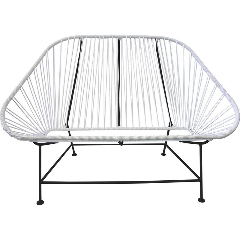 Innit Designs InLove Love Seat Couch | Black/White