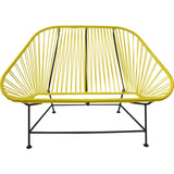 Innit Designs InLove Love Seat Couch | Black/Yellow
