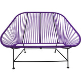 Innit Designs InLove Love Seat Couch | Black/Purple