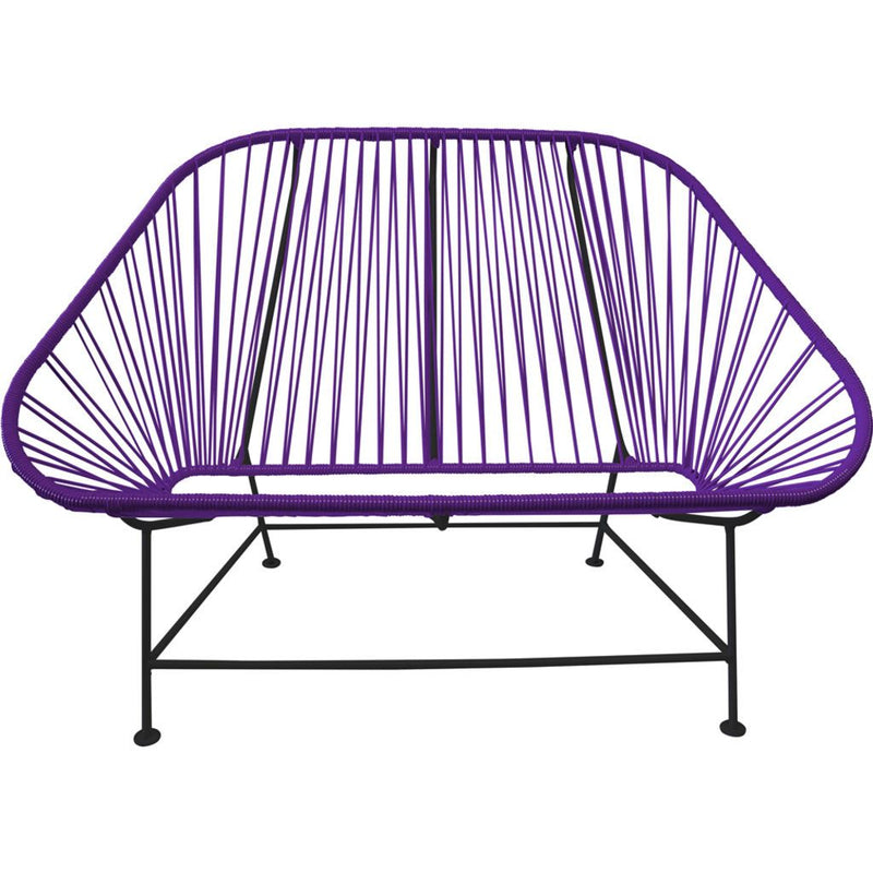 Innit Designs InLove Love Seat Couch | Black/Purple