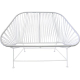 Innit Designs InLove Love Seat Couch | White/White