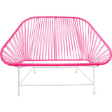 Innit Designs InLove Love Seat Couch | White/Pink