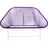 Innit Designs InLove Love Seat Couch | White/Purple