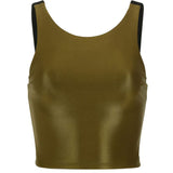 Koral Reese Infinity Crop Tank - Fir Green