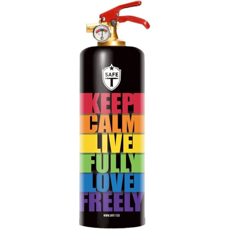 Safe-T Designer Fire Extinguisher | Love Life - Love Freely