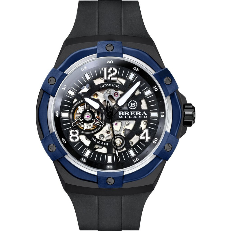 Brera Milano BMSSAS4503E Supersportivo Evo Automatic Watch | Aluminum/IP Navy Blue