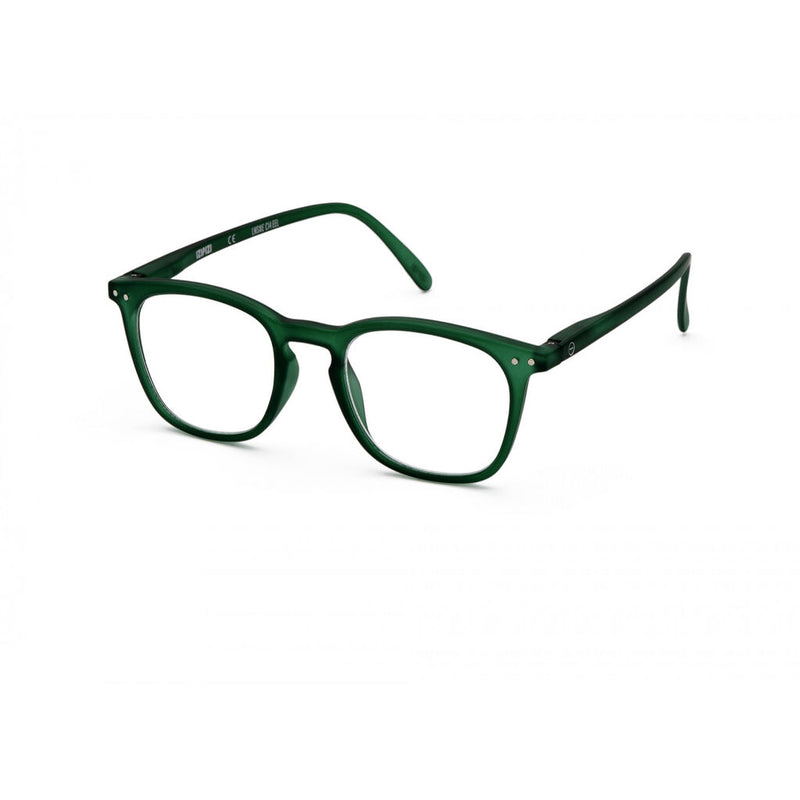 Izipizi Reading Glasses E-Frame | Green Crystal Soft