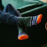 Uom Glory Daze Socks | Green/Tan